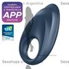 Powerful One Anillo vibrador con control via APP y carga USB